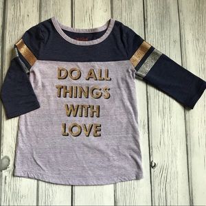 Cat & Jack Raglan sleeve Tee